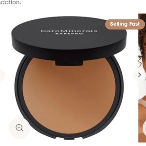 bareMinerals Barepro 16HR Skin-Perfecting Powder Foundation med deep 45 warm